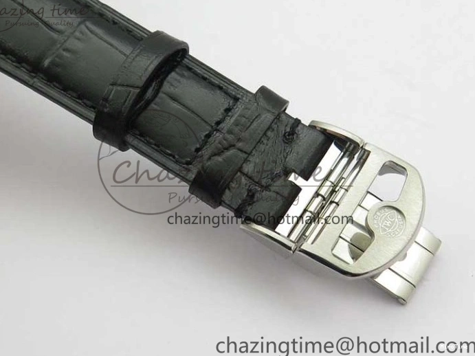 MIROTIME 0426 TimelessDesign Portuguese IW358304 ZF 1:1 Best Edition SS Blue Dial on Leather Strap A 7078